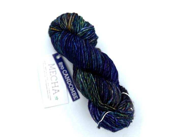 Malabrigo Mecha Yarn, Bulky weight yarn, 100% Merino Wool, Candombe