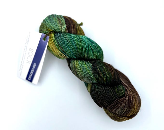 New Color!!  Malabrigo sock, 459 Vertigo, 100% Merino Superwash, fingering weight yarn, 440 Yards per skein