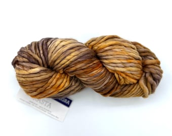 Malabrigo Rasta Yarn Laguna Negra - Super Bulky Hand Dyed Merino Wool for Hats, Beanies, Cowls, Blankets and Sweaters