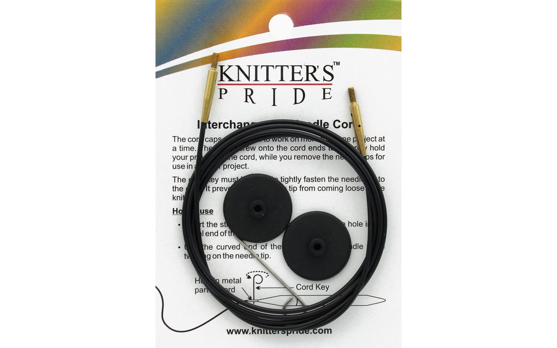 Knitters Pride Interchangeable Cord Connectors 35 mm 50 mm MPN