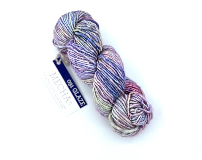 Malabrigo Mecha Yarn in Glaze, Bulky weight yarn, 100% Merino Wool