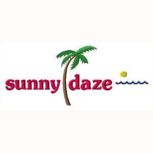 Días soleados con palmera