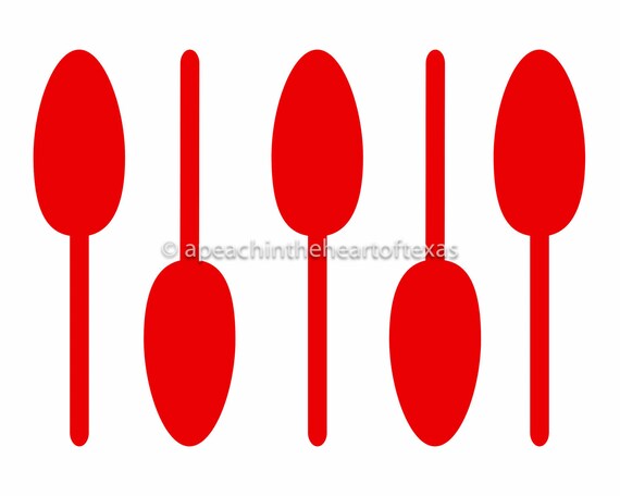 Items Similar To 8x10 Modern Kitchen Printable Spoons On Etsy