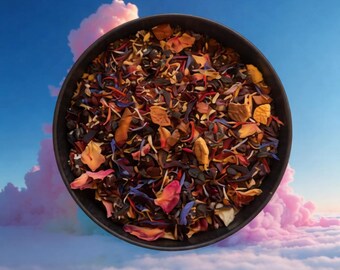 Enhörningste Magisk Fruktig Örtblandning, Koffeinfri, 100g Burk, Äpple, Hibiskus & Nypon
