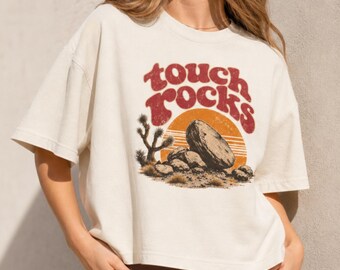 Camiseta holgada para amantes de las rocas, camiseta para geólogos, camiseta holgada extragrande para excursionistas, camiseta holgada para amantes de la naturaleza y coleccionistas de rocas.