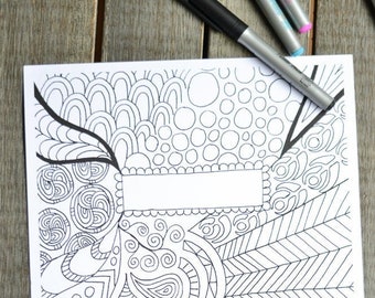 Back to School Binder Coloring Page