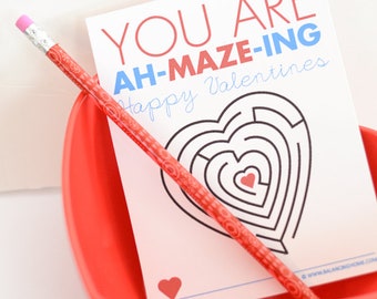 Valentines Day You Are Ah-Maze-Ing Card