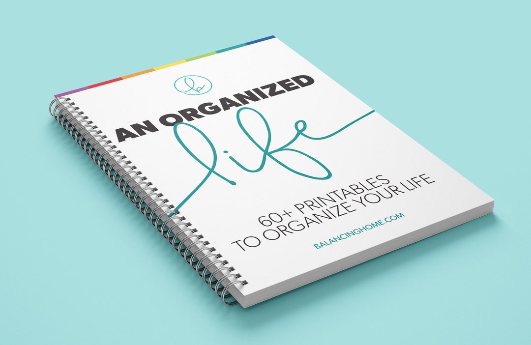 An Organized Life - 60+ Printables to Organize Your Life - Etsy