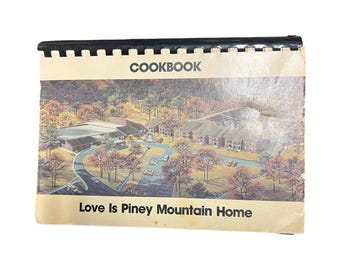 El amor es Piney Mountain Home Cookbook Fayetteville PA Recetas comunitarias vintage
