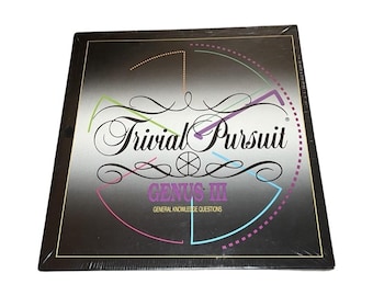 Juego de mesa Trivial Pursuit Genus III 1994 Parker Brothers 46037 Nuevo Sellado
