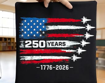 USA 250 Years png, 1776 2026 American Flag Design, 4th of July png, Patriotic 250th Anniversary Sublimation, USA Birthday Digital Download