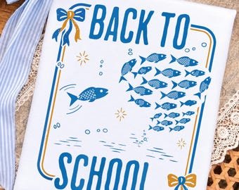 Back To School Png, School Of Fish Png, Funny School Fish Png, Unique School Png, Fish Back School Png, Ocean School Png