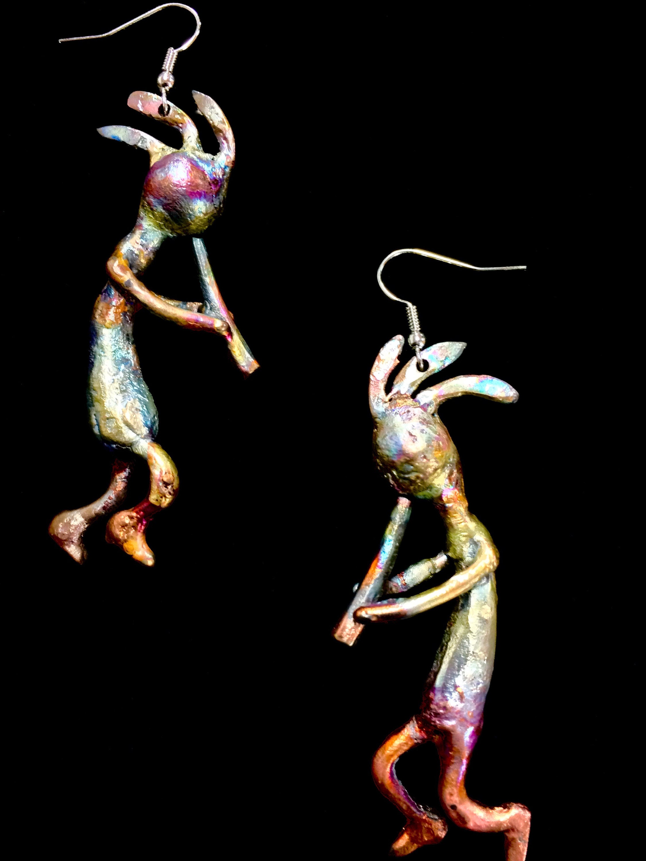Kokopelli Earrings Etsy