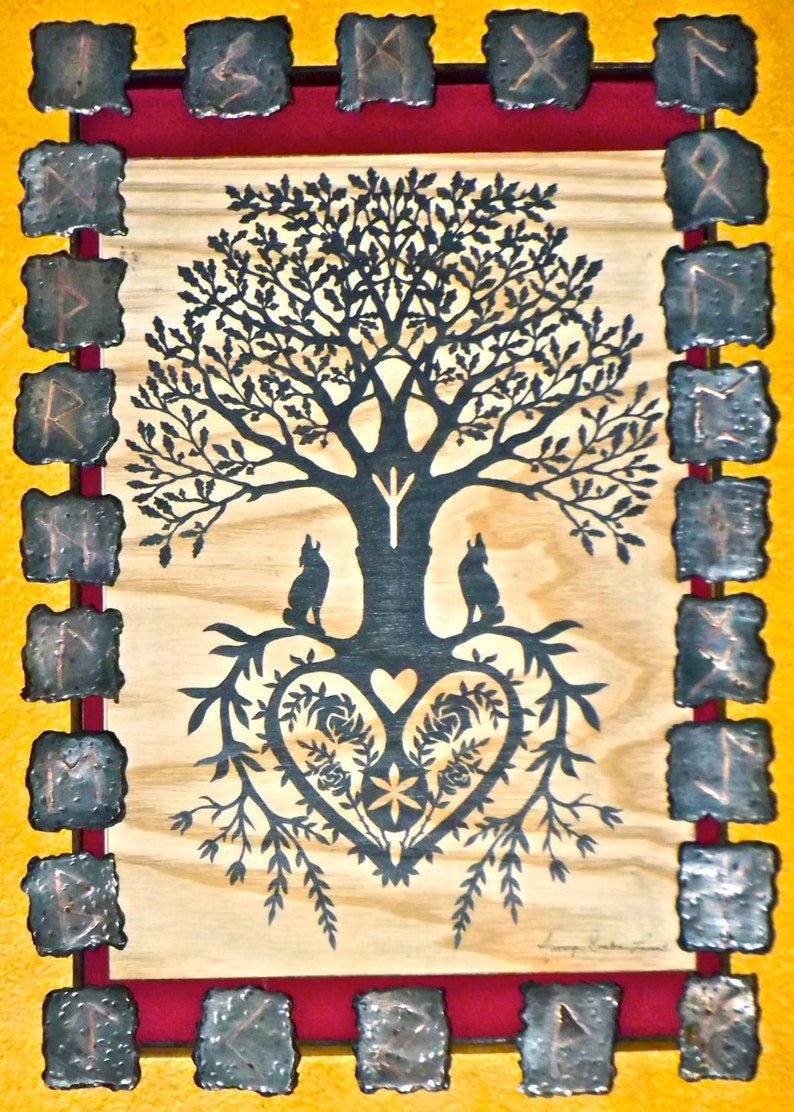 Rune Stones Picture Frames Viking Runes Frame Image 0
