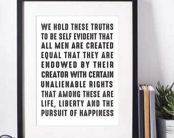 We Hold These Truths - Printable