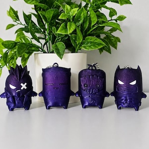 Cube Sprite Keychain – Rare Variant Collection | Gaming Decor | 3D Printed Collectible Charm | Backpack