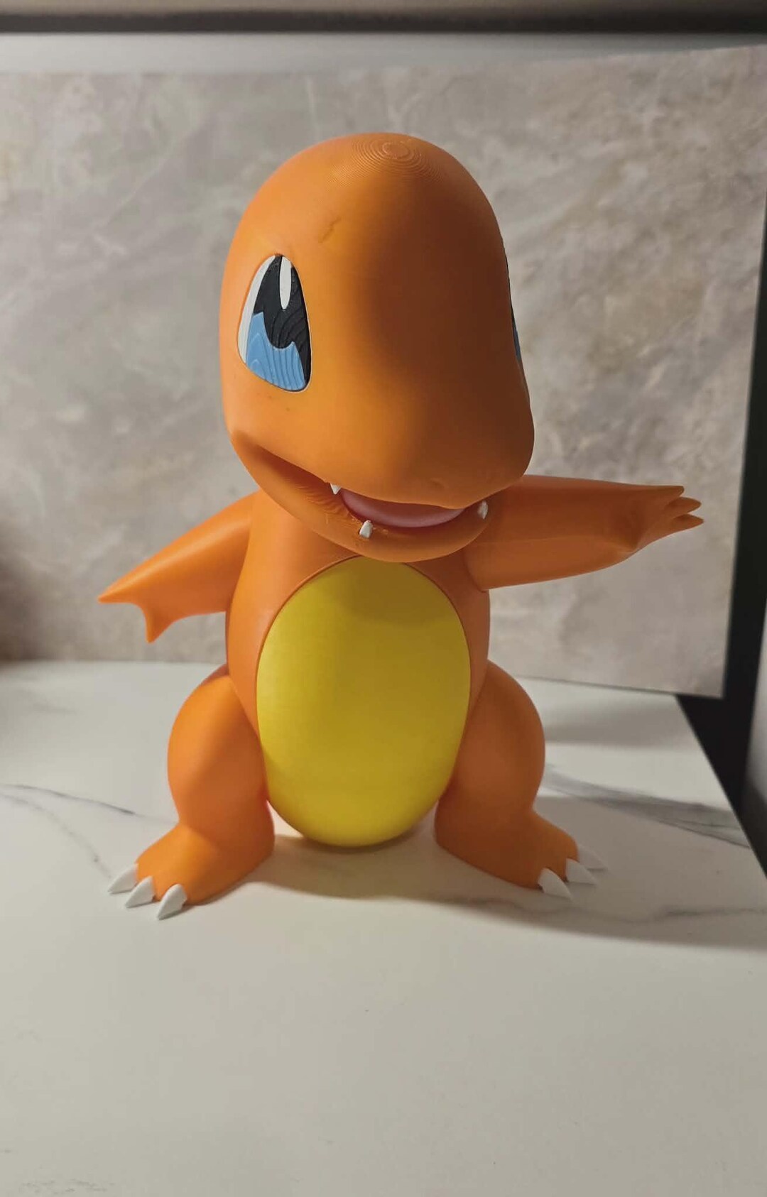Fire Lizard Figure | Handmade 3D Printed Collectible Decor - Etsy