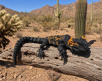 Articulated 3D Bearded Dragon