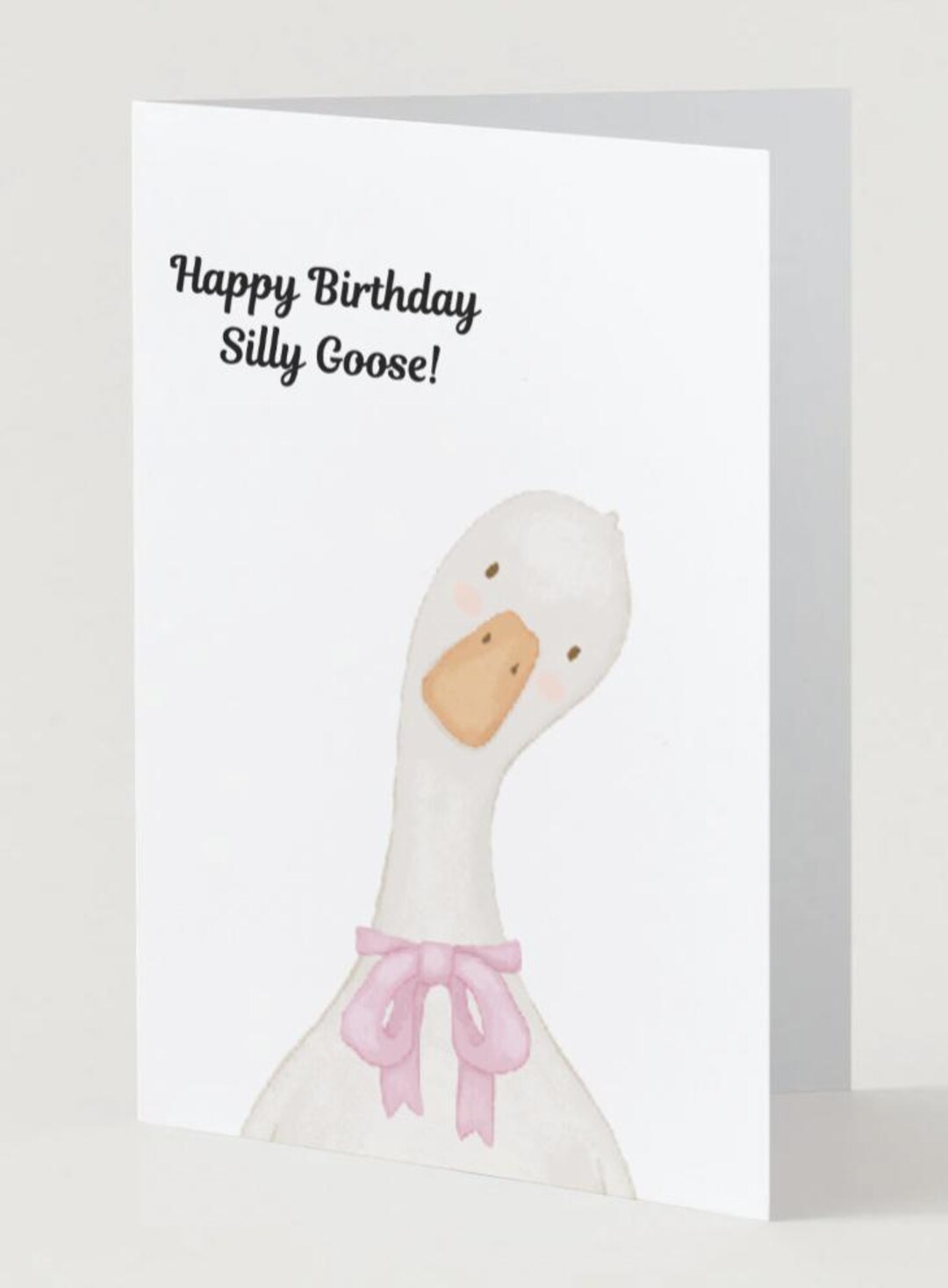 Silly Goose Birthday Card - Etsy