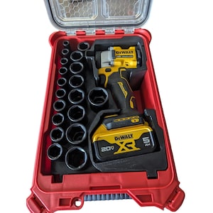 Milwaukee Packout Insert Liner for DeWalt DCF921 18V XR Impact Wr &amp; 39pc Sockets