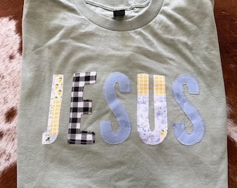 Jesus Shirt | Christian Faith Shirt | Embroidered Jesus Tee | Personalized Religious Clothing | Bible Verse Shirt | Christian Gift
