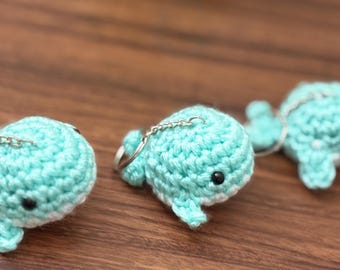 Portachiavi all'uncinetto