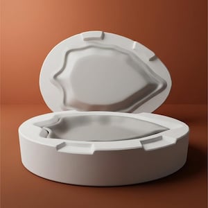 Leaf Dish Plaster Mold, Ceramic Plate Slip Casting Mould
