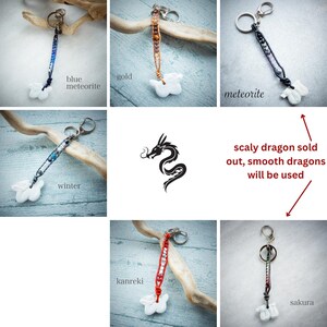 Year of Dragon Lucky Charm Bag Strap Key Chain Japanese Chinese Zodiac Lunar New Year Gift Lucky Charm Decoration Kazari Handmade 2024 image 4