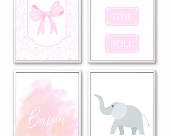 University of Alabama Prints | Preppy College Dorm Decor (Digital Download)