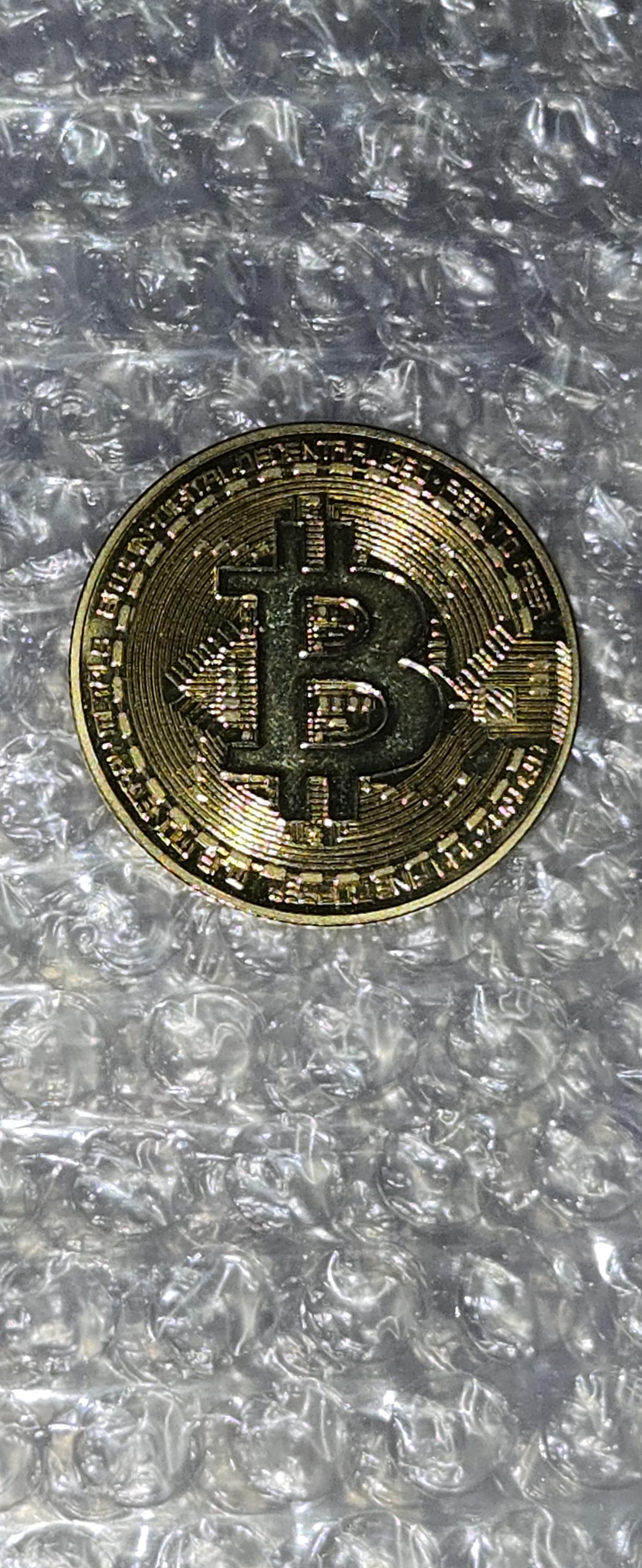 希少　24金　ビット　
★ Bitcoin gold coin 24k - Etsy 日本