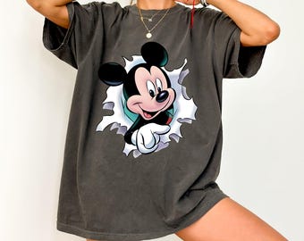 Comfort Colors Mickey Shirt, Cute Mickey Mouse Shirt, Family Vacation Tshirt, Family Trip, Mickey Lover Gift