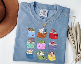 Comfort Colors Disney Princess Sidekicks Book Club Shirt, Disney Princess Shirt, Disney Reading Tour Shirt, Book Lover Gift, Bookish Shirt