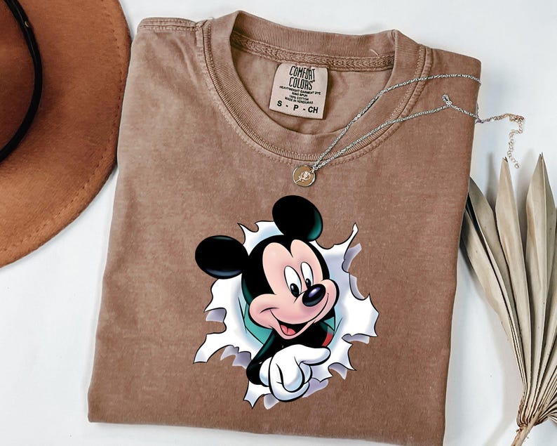 Comfort Colors Mickey Shirt, Cute Mickey Mouse Shirt, Family Vacation Tshirt, Family Trip, Mickey Lover Gift image 4