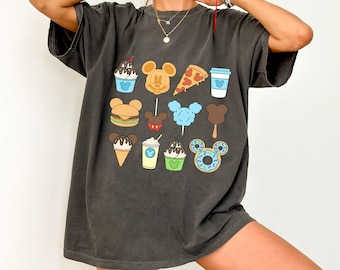 Disney Snack Goals Comfort Colors Shirt, Just Here for the Snacks Tee, Epcot Food Shirt, Disney Park Day Shirt, Disney Vacation Gift Tee