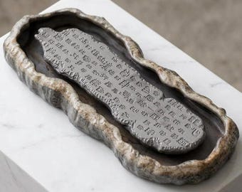 Chinese Ceramic Tea Tray Dry Brew | Kung Fu Tea Board with Water Storage | Retro Tea Ceremony Set