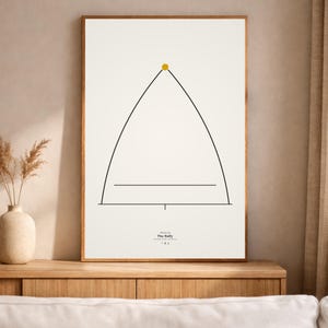 The Rally – Minimalist Tennis Wall Art | Modern Tennis Poster | Japandi Sports Decor | YBA Study 04