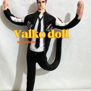 Valko Doll, Love And Deepspace Character Doll, Abstract Cotton Doll