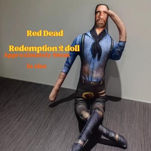 Red Dead Redemption Doll, Abstract Doll, Arthur Morgan Abstract Doll
