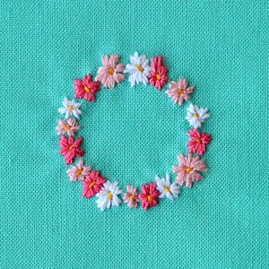 10 mini embroidery pattern bundle, miniature stitching, easy needlework, beach vibe hoop art, tropical diy jewelry image 9