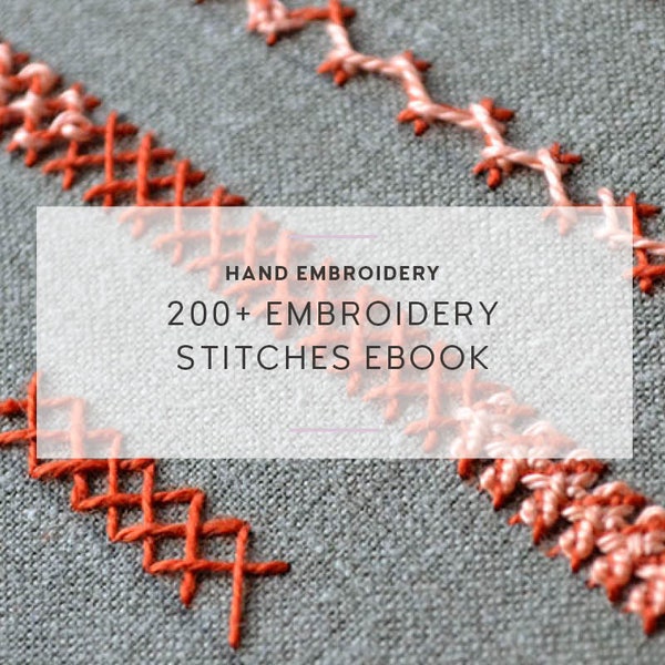 Embroidery Stitch Book Etsy
