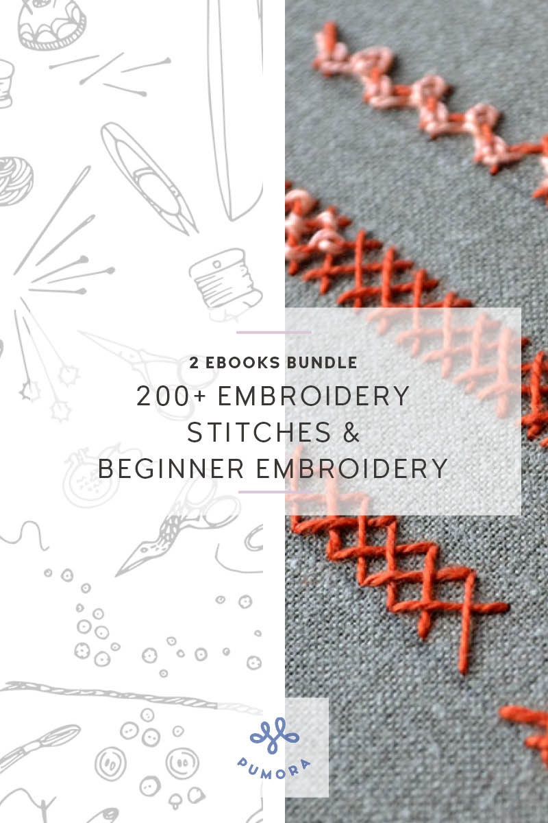 Hand Embroidery Starter Kit, Learn How to Embroider Flowers, Floral  Stitching Designs, Beginner Needlecraft Ebooks Easy Step by Step Pattern 