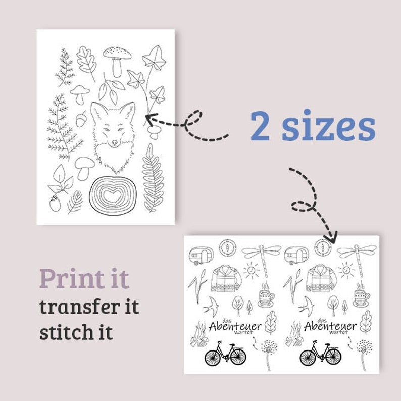 Easter motifs embroidery template image 2