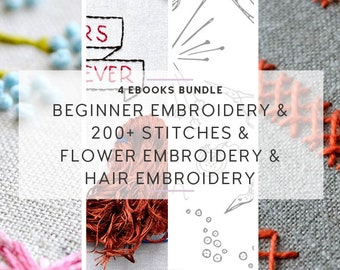 Kit De Livre De Point De Broderie, Livre D'apprentissage De La Broderie