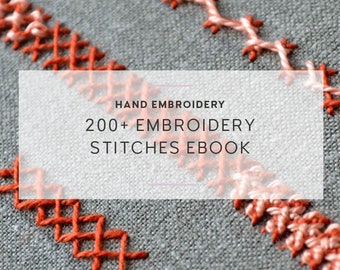 beginner hand embroidery pattern stitch book 206 embroidery stitches for beginner embroidery stitching patterns modern embroidery kit