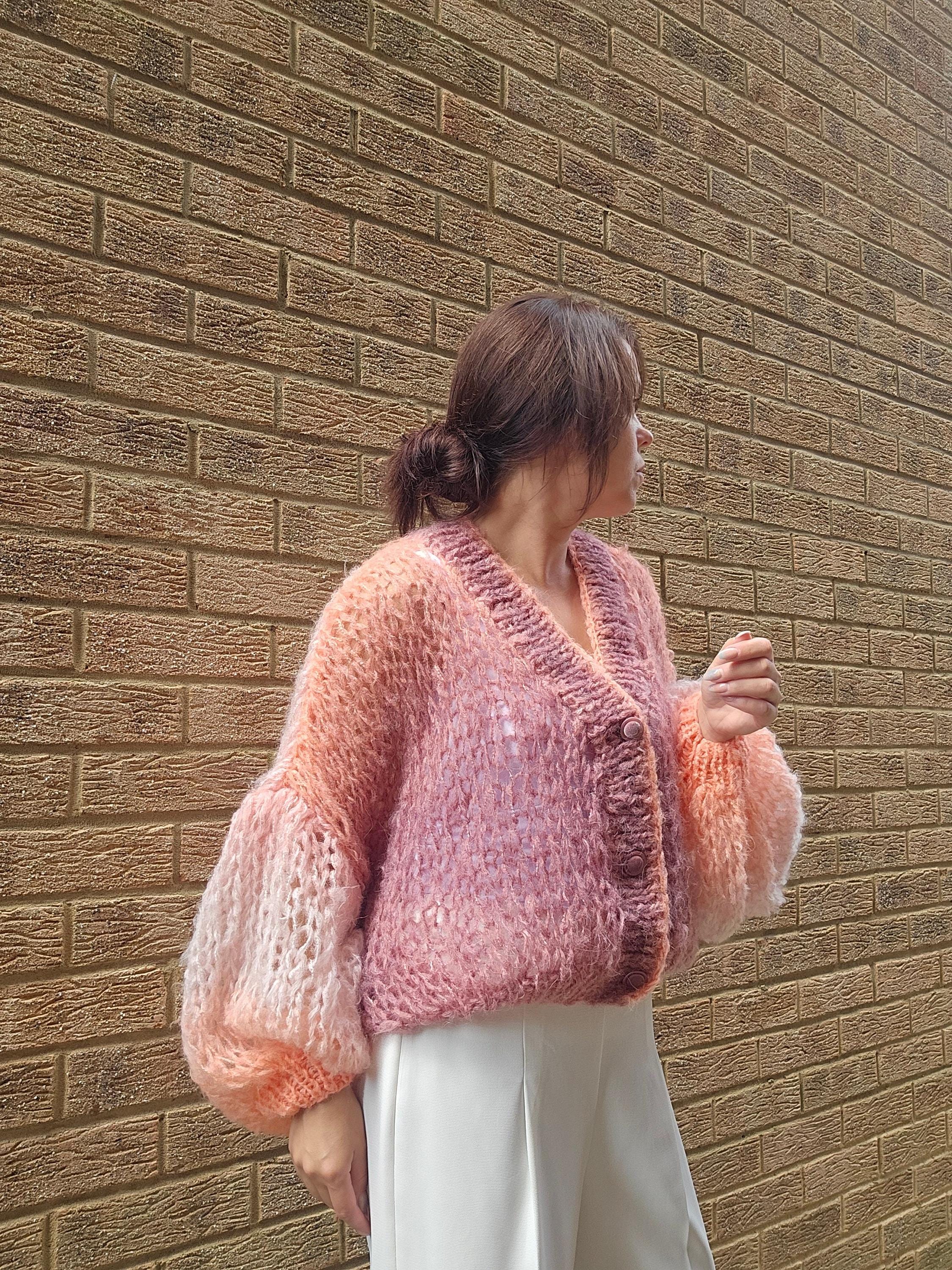 【お値下げ中】perverze Mohair Knit Cardigan Future Present - PERVERZE | Tie-dye Mohair Cropped Cardigan