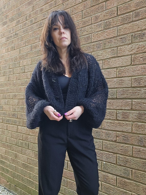 Mohair Cardigan - Black – SCRT