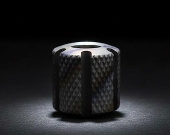 Titanium Lanyard Bead for Paracord, Keychains & Outdoor Gear