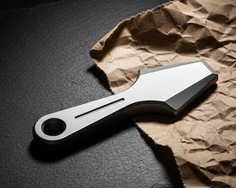Titanium Pocket Pry Bar - EDC Multitool Keychain with Bottle Opener & Utility Tool