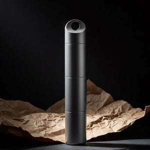 Modular Titanium Daily Supplement Case, Waterproof Stacking Container for Keychain, EDC Travel Daily Supplement Fob