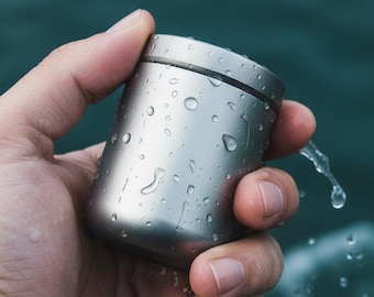 Waterproof Aluminum Storage Canister for EDC, Camping & Travel | Outdoor Gear Container
